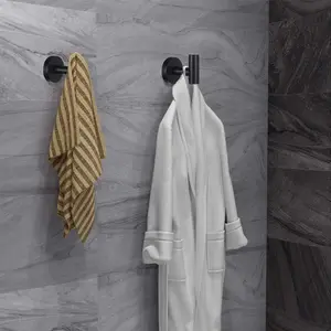 Modern Wall Mounted Hook Holder SUS304 Stainless Steel Bathroom Towel Hooks Coat/robe Clothes Hooks