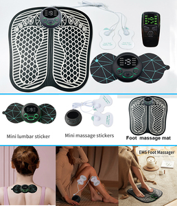 Nuevo Masajeador Eléctrico Mini para Cuello <span class=keywords><strong>y</strong></span> Hombros, Unidad de Fisioterapia TENS, 8 Modos de Alivio para Dolores Musculares <span class=keywords><strong>y</strong></span> Menstruales, Almohadillas TENS - Product Image 6