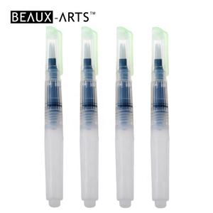 Ensemble <span class=keywords><strong>de</strong></span> brosses pour peinture à l'eau, stylo-<span class=keywords><strong>pinceau</strong></span> Portable blanc, avec poignée en plastique, recharge, pièces - Product Image 5