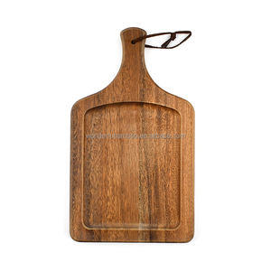 WDF Fábrica al por mayor de bambú personalizado Platos <span class=keywords><strong>Pizza</strong></span> Palas <span class=keywords><strong>Pizza</strong></span> Platos de madera Durable de madera <span class=keywords><strong>Pizza</strong></span> Peel con mango - Product Image 6