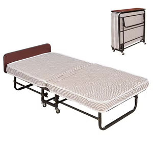 Xijiayi Hotel add plegable de metal plegable marco de la cama con colchón de espuma de memoria cama plegable moderna con colchón - Product Image 2