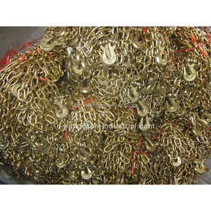 <span class=keywords><strong>G70</strong></span> Vàng kẽm mạ nâng hàn chuỗi <span class=keywords><strong>nacm96</strong></span> 3/8 "lớp 70 Giao thông vận tải chuỗi ràng buộc Tow Trailer Ratchet xe tải liên kết chuỗi - Product Image 4