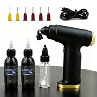 Pistolet de pulvérisation rechargeable multi-scènes en ABS et cuivre pour barbier, coiffure et modélisme - Aérographe anti-colmatage
