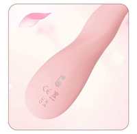 Masseur vibrant G-Spot rechargeable USB OEM en gros, vibromasseur en silicone à charge magnétique 7 fréquences 145g