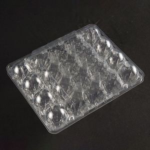 New Arrivals Custom Design Wholesale 6 8 10 12 15 18 20 25 30 Cells Recyclable PET <b>Plastic</b> ECO Egg <b>Tray</b> Carton - Product Image 1