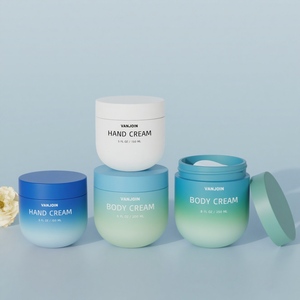 Nouvelle bouteille en verre personnalisée rose violet 200ml 250ml 300ml pot rond pour <span class=keywords><strong>crème</strong></span> pour le corps sels de bain pot de <span class=keywords><strong>crème</strong></span> de luxe avec bouchon en plastique - Product Image 4