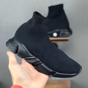 รองเท้าผ้าใบแบบสวมทรงสูงปี 2026 รุ่นใหม่ ทอแบบ Fly Knit ยืดหยุ่น กันลื่น พื้นหนา สำหรับผู้ชาย สไตล์ลำลอง - Product Image 4