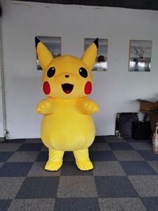 Costume <span class=keywords><strong>adulte</strong></span> unisexe vente en gros mascotte de costume de <span class=keywords><strong>Pikachu</strong></span> géante gonflable en peluche pour adultes pour la location - Product Image 4