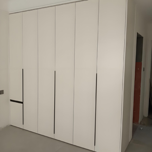 Armoire suspendue moderne blanche italienne, meuble de rangement portable pour la maison, pour la chambre à coucher, le salon, panneau pour le bureau à domicile - Product Image 1