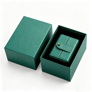 Boîte à Montres en Cuir à Double Porte avec Logo Personnalisé en Usine, Étui de <span class=keywords><strong>Voyage</strong></span> Premium pour Hommes - Product Image 2