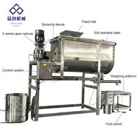 Mélangeur à ruban industriel pour poudres, engrais, additifs alimentaires, produits chimiques