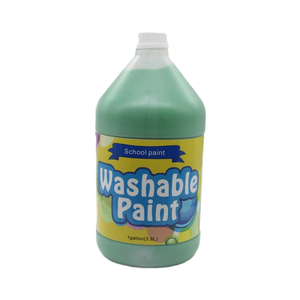 Großhandel 1-Gallone 3.8L sichere Finger farbe auf Wasserbasis in verschiedenen Farben Wasch bare Farbe Tempera-Farbe für Homes chool - Product Image 1