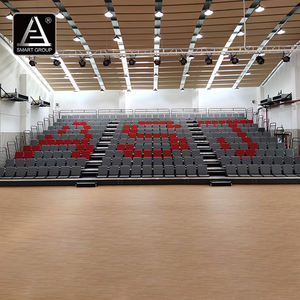 Tribunes télescopiques rétractables multifonctionnelles pour salle de sport intérieure, terrain de <span class=keywords><strong>basket</strong></span>-ball, tribunes rétractables - Product Image 3