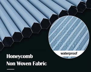 Lucernario personalizzato tende isolamento termico luce a nido d'ape tessuto elettrico di controllo manuale Design per finestre da tetto soffitte - Product Image 4