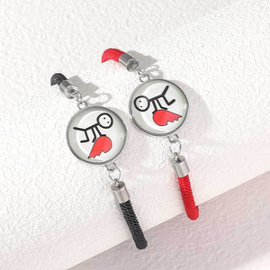 Braccialetti intrecciati luminosi romantici <span class=keywords><strong>amanti</strong></span> della luna sole eterno regolabile <span class=keywords><strong>coppia</strong></span> notte bagliore intrecciato braccialetto regalo di san valentino - Product Image 4