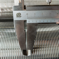 GUANDE Johnson Type Wedge Wire Screen Mesh 114mm X 850mm Efisiensi Tinggi (>95%) Ketebalan Dapat Disesuaikan Filter