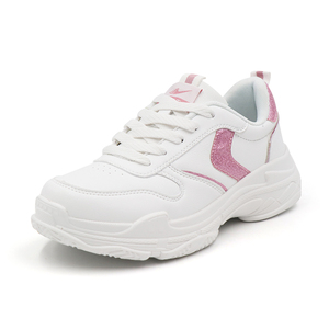 Nuevo diseño de la marca de moda PU <span class=keywords><strong>zapatillas</strong></span> de deporte de alta top zapatos de cuero de las mujeres - Product Image 4