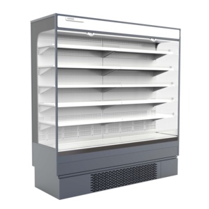 Vitrina Refrigerada Vertical Multideck con Cortina de Aire, Refrigerador Comercial para Supermercados, Frutas y Verduras - Product Image 1