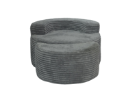 Canapé modulaire inclinable de forme ronde, tissu en velours pelucheux, canapé-lit pour salon, pas de montage requis, compressé