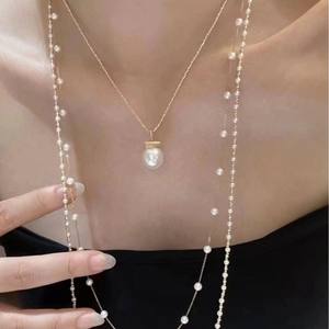 High Quality Fashionable Commuting <b>Necklaces</b> New Natural Freshwater Akoya <b>Candy</b> Mixed Color Round and Slightly Flawed - Product Image 4