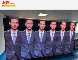 Nhà máy trực tiếp p1.25 P2 Tri-fold LED hiển thị áp phích màn hình có thể gập lại tầng đứng cho quảng cáo điện tử trong trung tâm mua sắm - Product Image 4