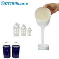 Caoutchouc de silicone liquide RTV-2 pour la fabrication de moules en pierre/béton Caoutchouc de silicone RTV-2