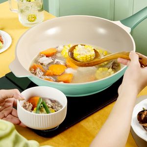 Juego de <span class=keywords><strong>Sartenes</strong></span> Antiadherentes No Tóxicas, Juego de Utensilios de Cocina de <span class=keywords><strong>Aluminio</strong></span> con Revestimiento Cerámico, Ollas con Fondo de Inducción, <span class=keywords><strong>Sartenes</strong></span> Profundas para Freír - Product Image 5