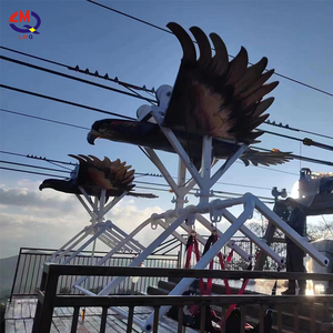 Thương mại chuyên nghiệp ngoài trời giải trí núi Lớn sân chơi thiết bị công viên bầu trời phiêu lưu trượt Zip dòng - Product Image 4