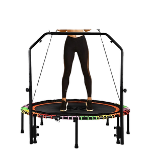 Trampolín de Fitness Plegable de 40 Pulgadas, Rebotador para Ejercicio con Manillar Ajustable para Gimnasio en Casa, Mujeres y Adultos - Product Image 1