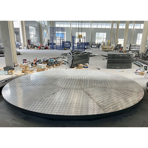 Электрическая круглая вращающаяся платформа 360 градусов вращающийся большой Вращающийся Поворотный Стол для автомобиля в выставочном зале - Product Image 4