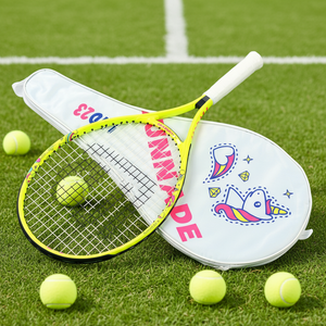 <span class=keywords><strong>Raquette</strong></span> <span class=keywords><strong>de</strong></span> <span class=keywords><strong>tennis</strong></span> légère en alliage d'aluminium pour enfants et juniors, 19/21/<span class=keywords><strong>23</strong></span>/25 <span class=keywords><strong>pouces</strong></span>, avec housse, pour débutants garçons et filles <span class=keywords><strong>de</strong></span> 3 à 12 ans, entraînement - Product Image 2