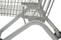 Chariot d'épicerie SXD-60A intelligent chariot d'épicerie à quatre roues durable avec sac de supermarché bon marché en maille de plate-forme facile à utiliser