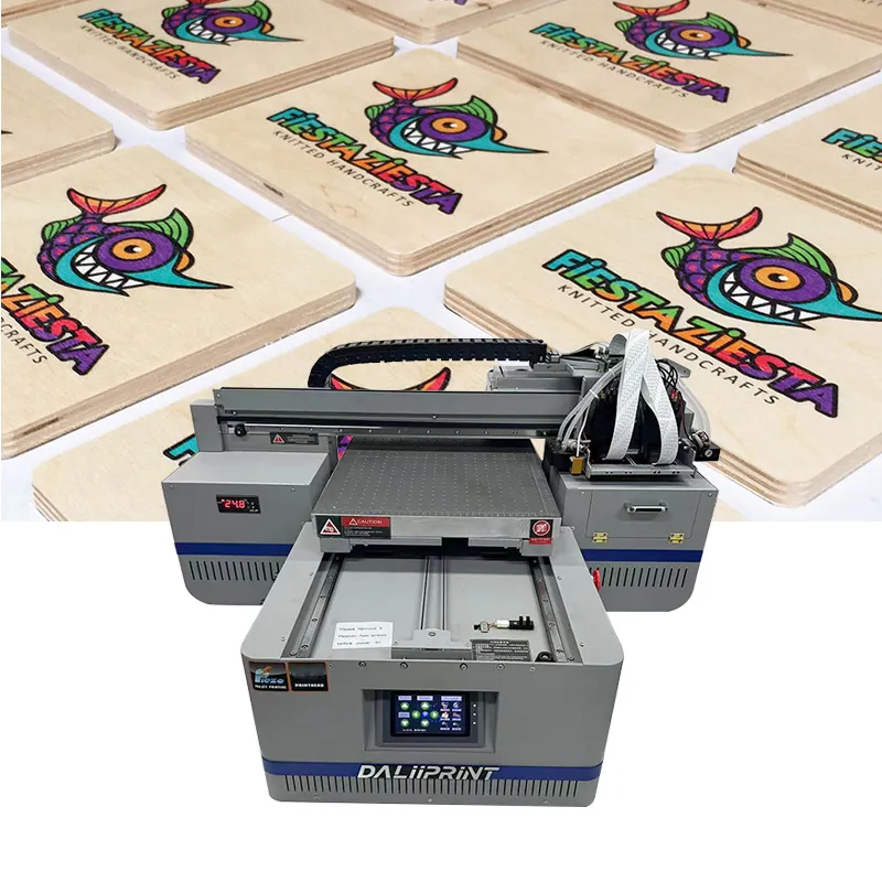UV ink printer 4060 digital flatbed printer with high precision tx800 printheads used for t-shirt/phone case/sickers printing