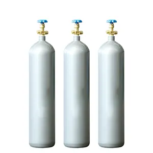 ISO9809 1.5L/2L/5L/10L/15L/20L/30L/40L/47L/50L/68L Empty Oxygen Gas Cylinder Customized High Pressure Tube YA 150 Bar 250 Bar