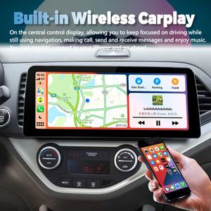 Reproductor de Video para Auto con Pantalla Ancha de 12.3'' y Android 13, Radio Estéreo para Kia Morning Picanto 2014, Unidad Principal Multimedia con Carplay y Navegación - Product Image 2