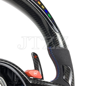 Para <span class=keywords><strong>BMW</strong></span> pantalla LED fibra de carbono <span class=keywords><strong>volante</strong></span> M1M2 botón cambio paletas G20 G22 G42 G29 G21 G23 G26 G30 M340i M3 M4 2021 <span class=keywords><strong>2022</strong></span> - Product Image 5