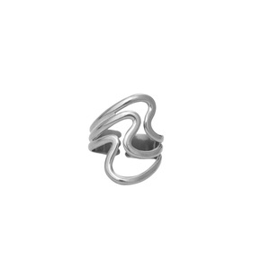 2026 Extremely Simple Style Three-layer Open <b>Ring</b> Niche Design <b>Adjustable</b> Unisex's Stainless Steel <b>Rings</b> Wholesale Jewelry - Product Image 6