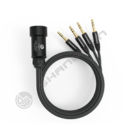 Connecteur jack TRS mâle à 4 canaux Câble d'extension audio à fiche stéréo Câbles adaptateur réseau blindés RJ45