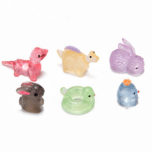 Accesorios Luminosos 3D de Animales Adorables para Manualidades, Accesorios para el Cabello, Materiales Creativos de Decoración, Adornos Pequeños Realistas - Product Image 5