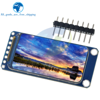 TZT 1.47 "1.47 inci 172x320 SPI layar IPS TFT warna penuh modul tampilan LED LCD 172*320 ST7789 pengontrol 3.3V Antarmuka SPI