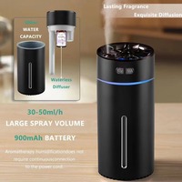 Diffuseur d'air frais pour voiture Amazon, intelligent, à double buse, en plastique, 300 ml, alimenté par USB, éclairage coloré, parfum longue durée, pour bureaux