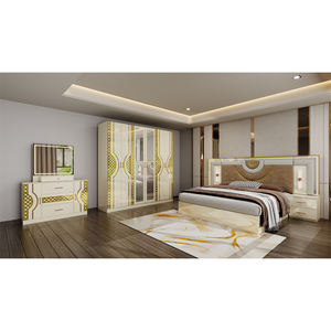 Ensemble complet de meubles de <span class=keywords><strong>chambre</strong></span> à <span class=keywords><strong>coucher</strong></span> de style turc pour adultes, lit king size moderne, <span class=keywords><strong>chambre</strong></span> double, cadre en bois, ensemble de meubles de <span class=keywords><strong>chambre</strong></span> à <span class=keywords><strong>coucher</strong></span> de luxe - Product Image 1