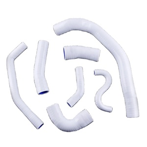 Tuyau de radiateur de moto en silicone pour Yamaha YZF-R1 R1 YZF R1 YZF -R1 2002 <span class=keywords><strong>2003</strong></span> 02-03 Blanc - Product Image 1