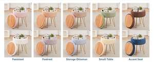 Vente en gros <span class=keywords><strong>de</strong></span> fauteuil <span class=keywords><strong>de</strong></span> courtoisie moderne <span class=keywords><strong>de</strong></span> luxe tapissé repose-pieds <span class=keywords><strong>de</strong></span> rangement pieds dorés hôtel <span class=keywords><strong>salon</strong></span> chambre à coucher maison - Product Image 6