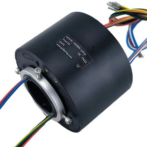 GK3899-12P10 10A 440VAC/VDC แหวนสลิปไฟฟ้าแบบหมุนได้ ขนาดเส้นผ่านศูนย์กลางภายใน 38.1 มม. แหวนนำไฟฟ้า 12 สาย - Product Image 1