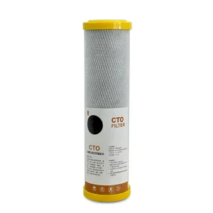 10 " CTO Filter Cartridge Mesh Activated Carbon Replacement Water Filter 10 Inch Carbon Block Cto Coconut Filter Cartridge