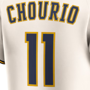 قميص بيسبول جديد مخيط رخيص الثمن Milwaukee #22 Christian Yeliche #11 Courio - Product Image 5