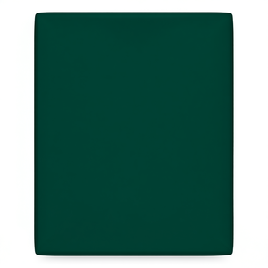 Drap-housse 100% coton vert foncé pour lit simple allemand 100x200 cm - Product Image 3