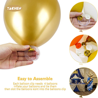 Support de colonne de ballons réglable Yachen pour décoration de fête de mariage, de 1,5 à 6,75 pieds, support de fond en métal, kit de support de ballons