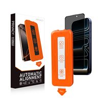 Protection d'écran de confidentialité en verre trempé 9H anti-poussière et facile à installer pour iPhone 17 Pro Max 16 15 Pro Magic Box Glass